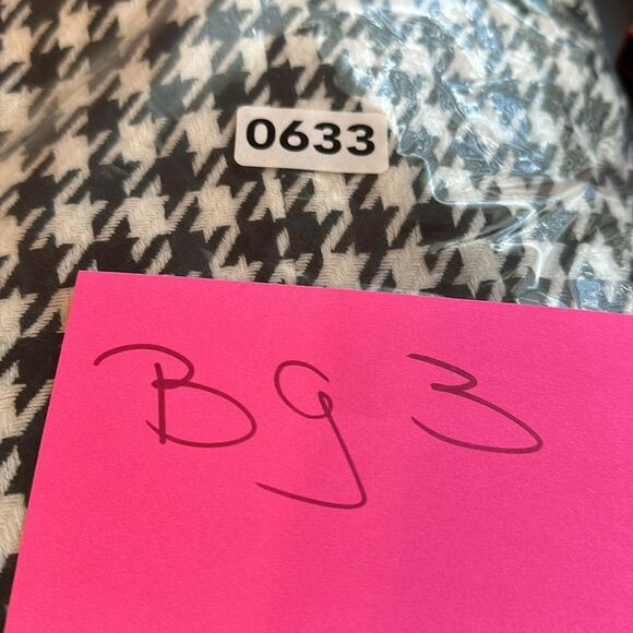 Metrostyle Black & White Houndstooth Cropped Jacket Sz 12 - Picture 12 of 12